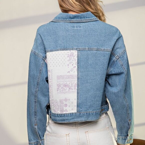 Easel Jean Jacket * NEW WITH TAGS* - Picture 4 of 8